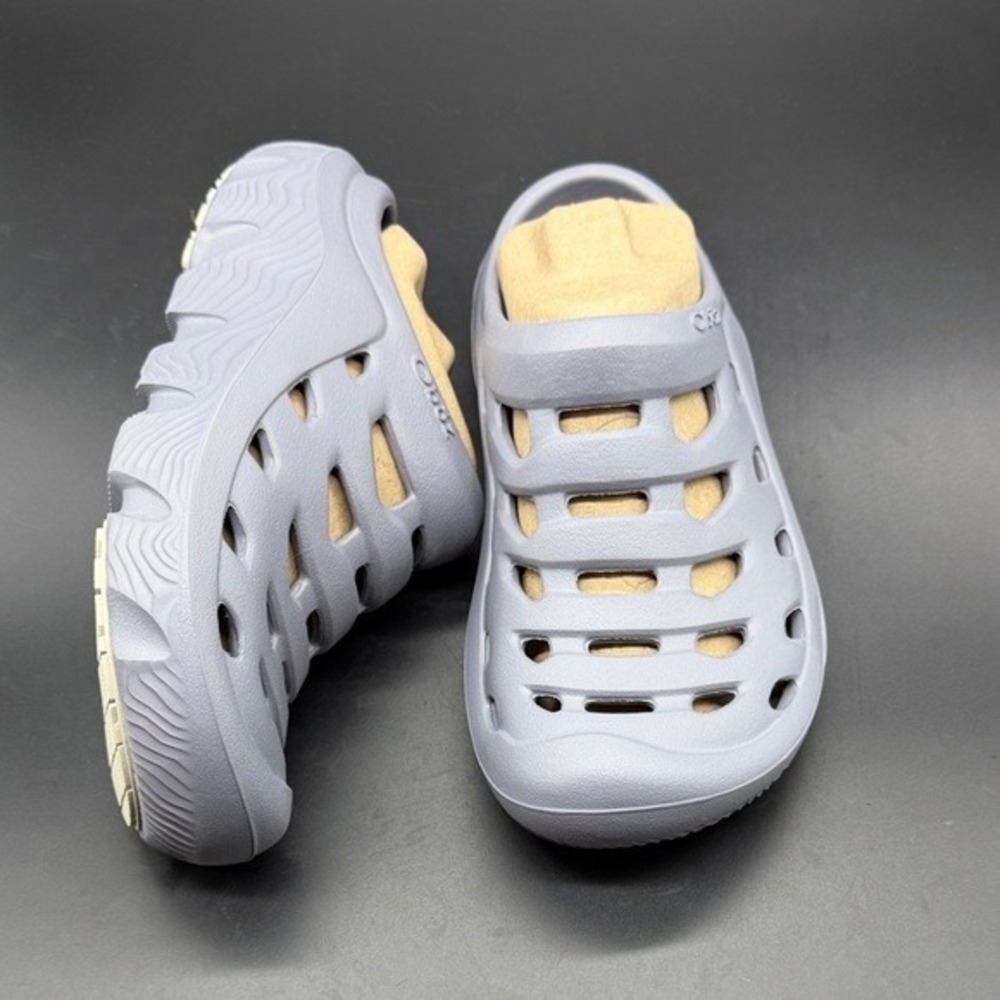 Oboz Whakata‎ Coast Clog Sandals Mineral Grey Water Shoes Slip On Womens Size 5 - Picture 4 of 8